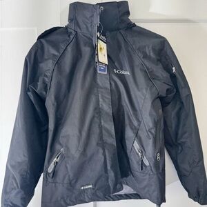 Columbia Gray and Black Sportswear Jacket